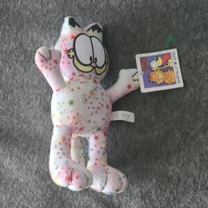 Garfield Stuffed Animal Cat Colorful Star Pattern Plush Toy Factory